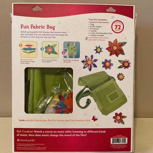 American Girl Crafts - Fun Fabric Bag - Picture 2 of 15